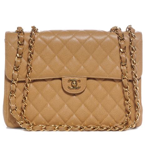 chanel caviar jumbo single flap|Flap Bags .